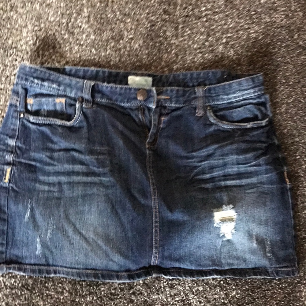 Denim Mini Skirt Size 16